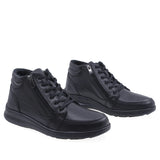 Ghete barbati casual Goretti piele naturala B69-2050 negru