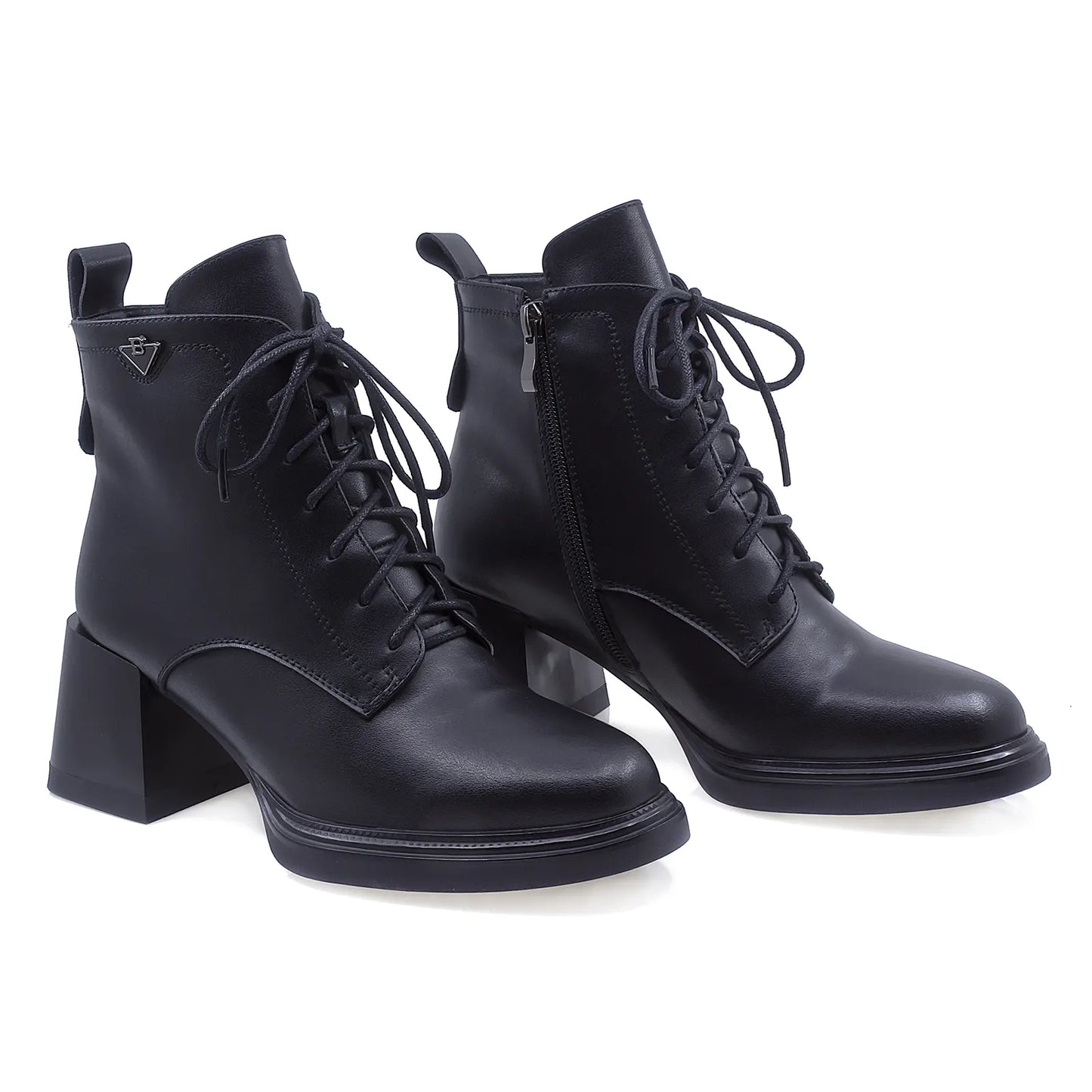 Ghete Dama Casual Anna Viotti Piele Naturala D112-GAW2552 Negru