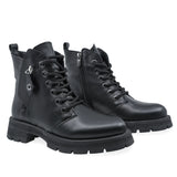 Ghete Dama Casual Anna Viotti Piele Naturala D26-COLOR Negru