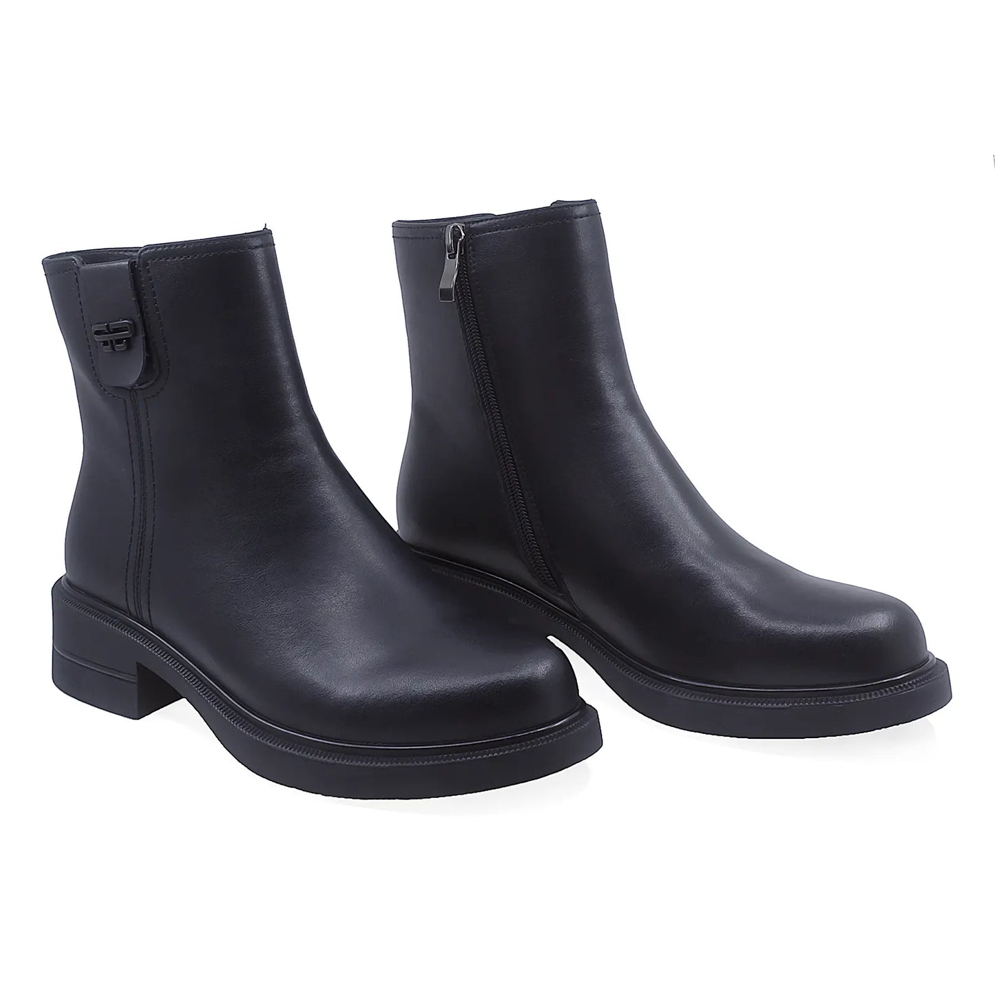 Ghete Dama Casual Anna Viotti Piele Naturala D112-GAW2540 Negru