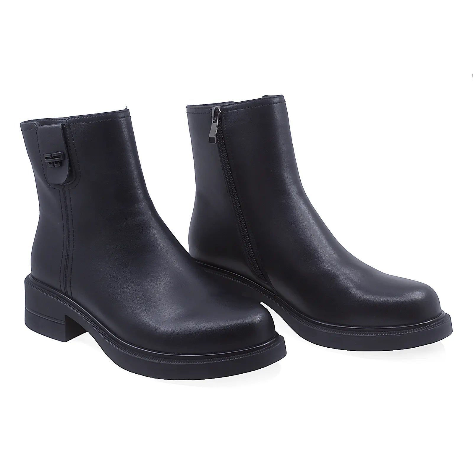 Ghete Dama Casual Anna Viotti Piele Naturala D112-GAW2540 Negru