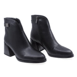 Ghete Dama Elegante Anna Viotti Piele Naturala D112-GAW2561 Negru