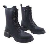 Ghete Dama Casual Anna Viotti Piele Naturala D107-PH3168-Z38464-R-3 Negru