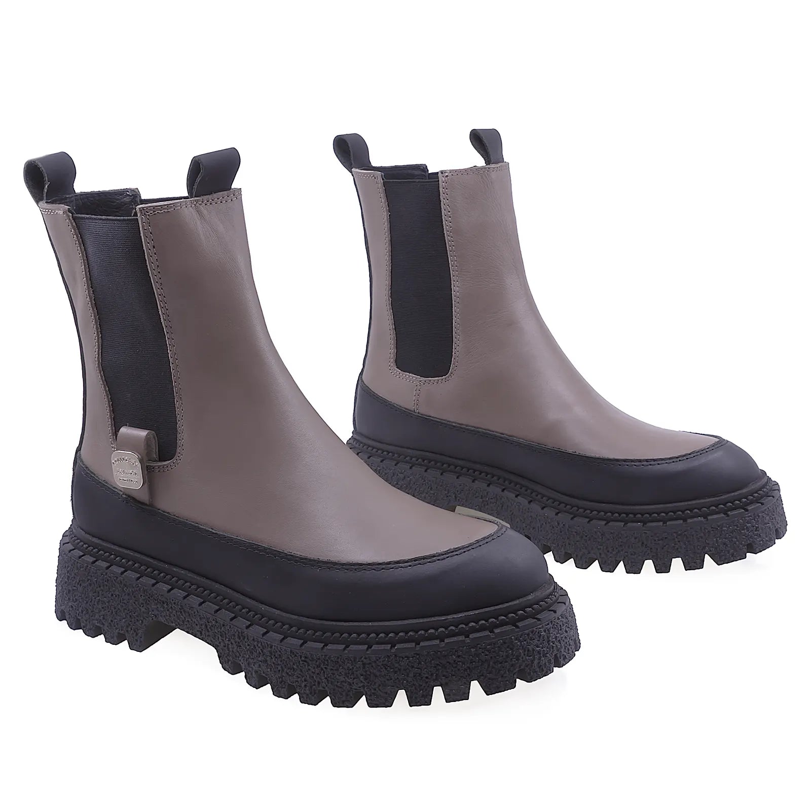 Ghete Dama Casual Anna Viotti Piele Naturala D30-105 Bej