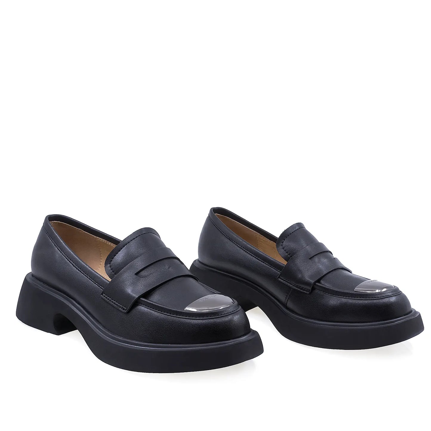 Pantofi Dama Casual Anna Viotti Piele Naturala D105-H907-W253 Negru