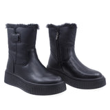 Ghete Dama Casual Anna Viotti Piele Naturala D106-F11626-C7955 Negru