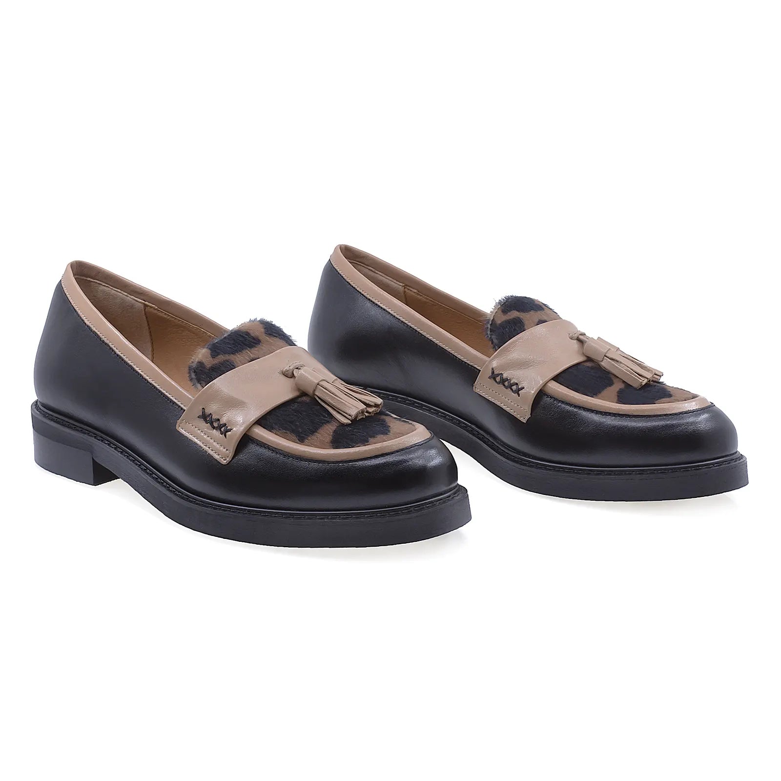 Pantofi Dama Casual Anna Viotti Piele Naturala D2973 negru