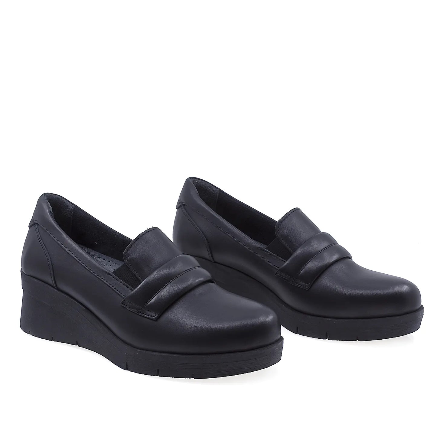 Pantofi Dama Casual Anna Viotti Piele Naturala D22-6012 Negru