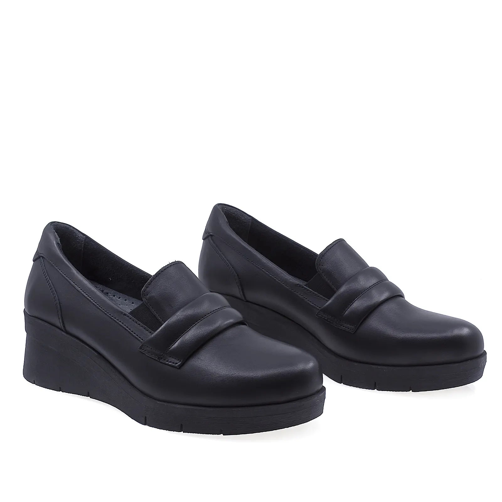 Pantofi Dama Casual Anna Viotti Piele Naturala D22-6012 Negru