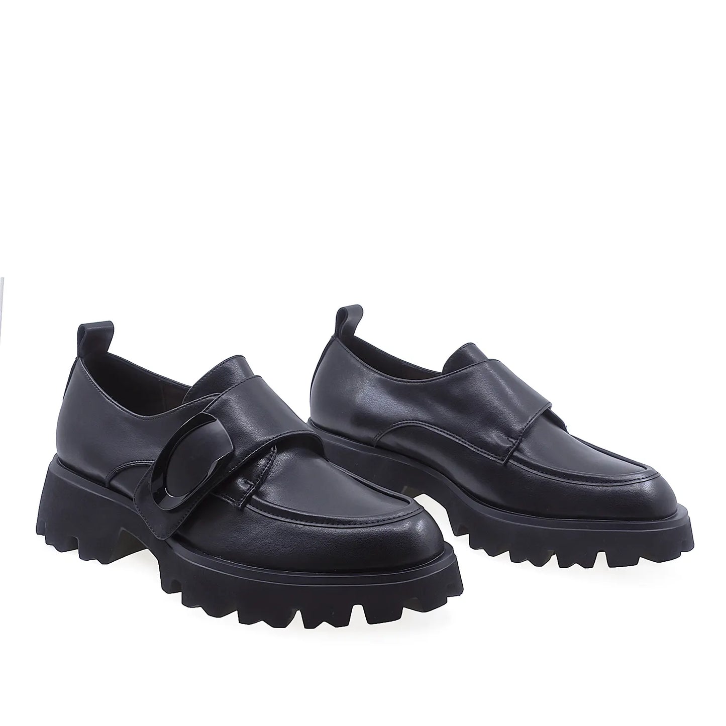 Pantofi Dama Casual Anna Viotti Piele Naturala D105-4306D-LV276-NT-01 Negru