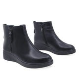 Ghete Dama Casual Anna Viotti Piele Naturala D111-E29606-72 Negru