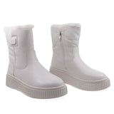 Ghete Dama Casual Anna Viotti Piele Naturala D106-F11626-C7955-1OB Bej