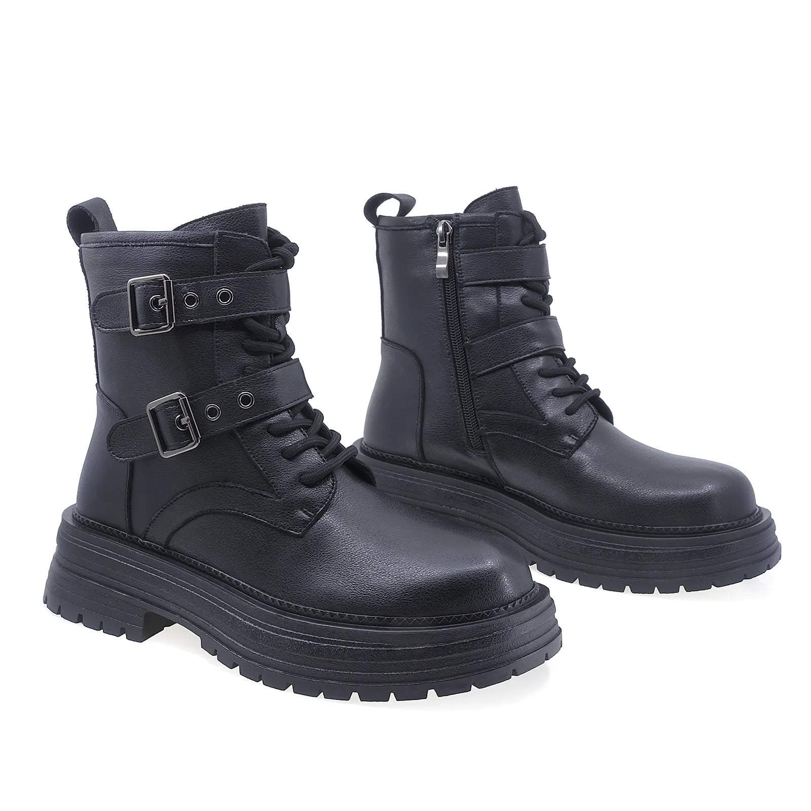 Ghete Dama Casual Anna Viotti Piele Naturala D106-2583-K119 Negru