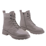 Ghete Dama Casual Anna Viotti Piele Naturala D106-F8597-A905-1 Gri