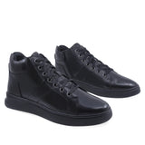 Ghete barbati casual Goretti piele naturala B200-80481 negru