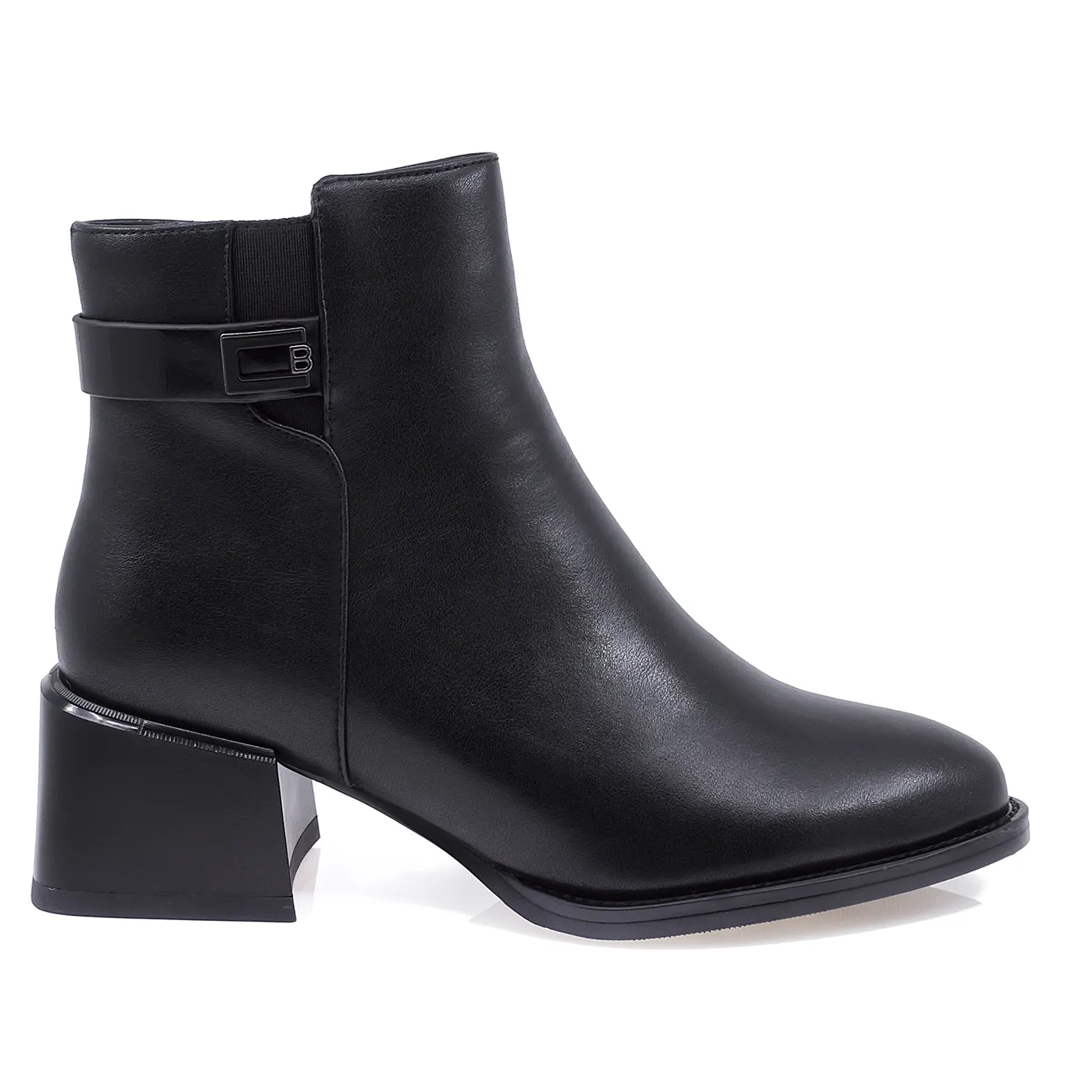 Ghete Dama Elegante Anna Viotti Piele Naturala D112-GAW2531 Negru