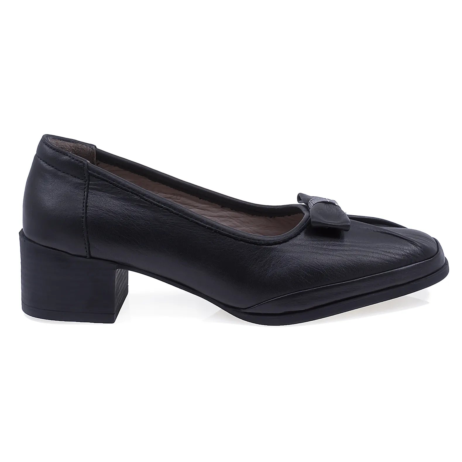 Pantofi Dama Casual Anna Viotti Piele Naturala D50-5649-20 Negru