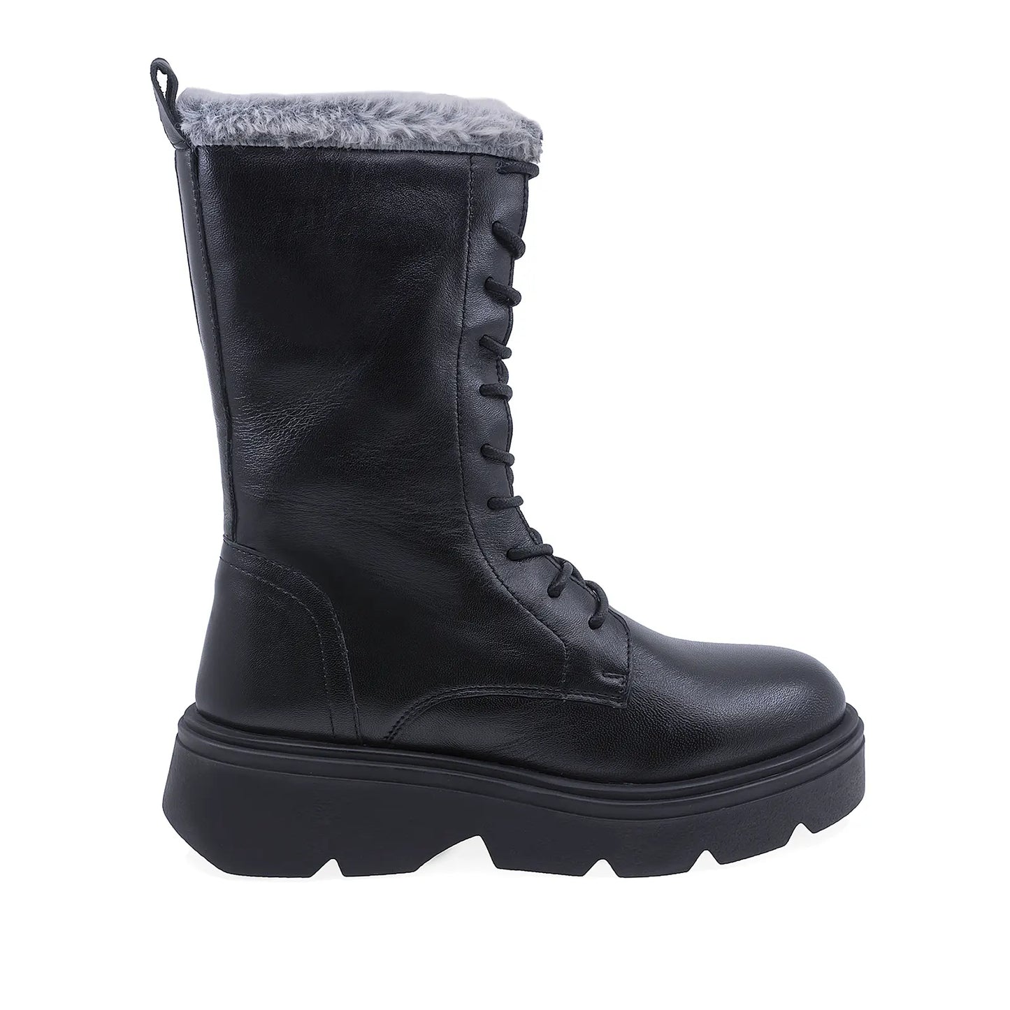 Cizme Dama Casual Anna Viotti Piele Naturala D201-1034 Negru