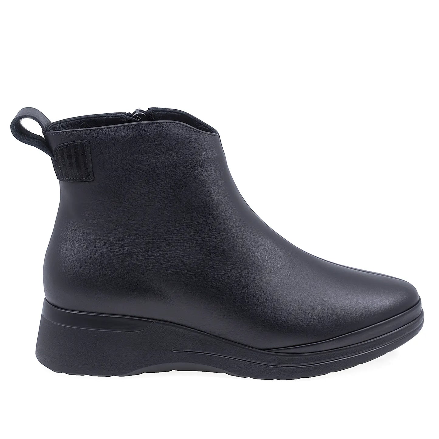 Ghete Dama Casual Anna Viotti Piele Naturala D50-4359 Negru