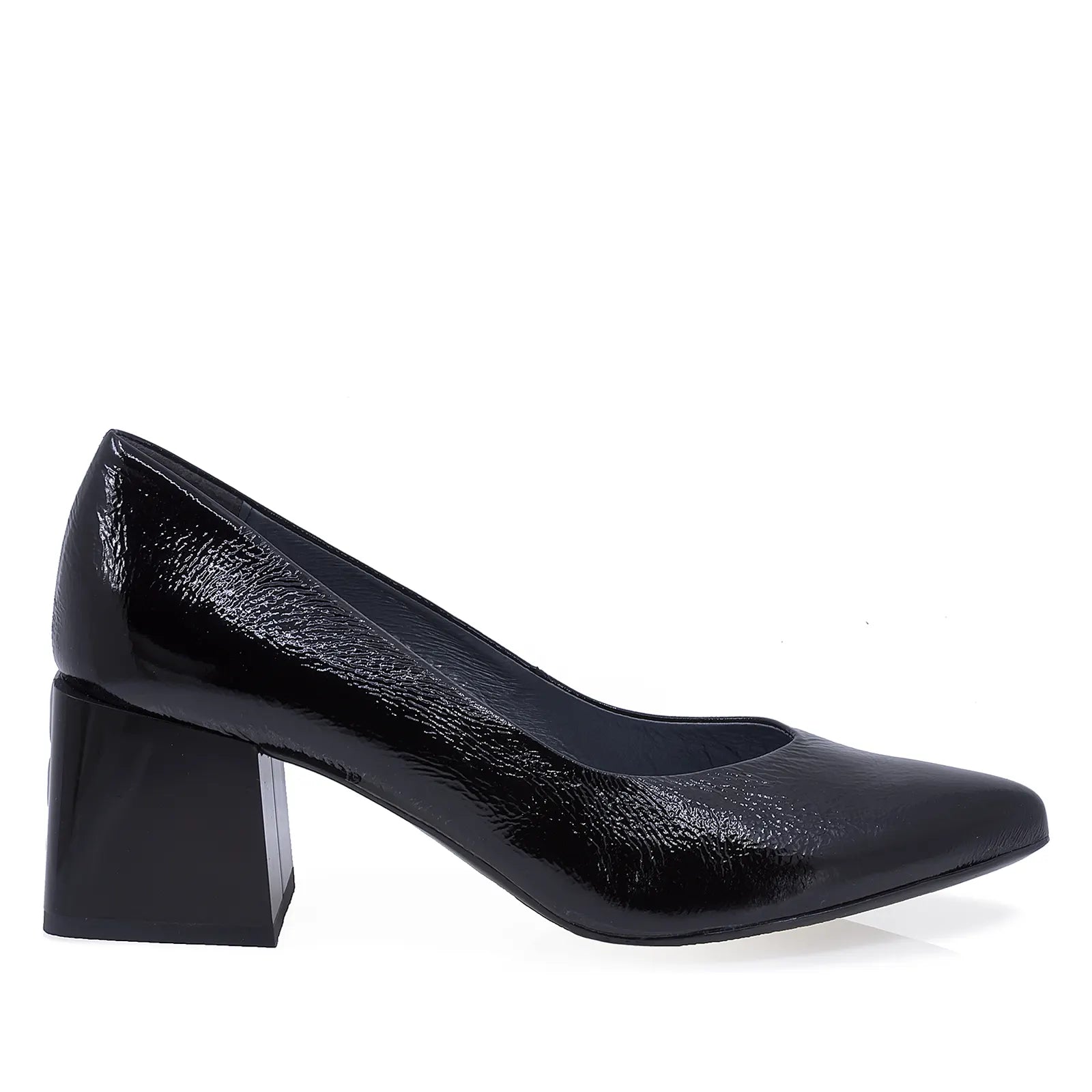 Pantofi dama eleganti Anna Viotti piele lacuita D2893 negru