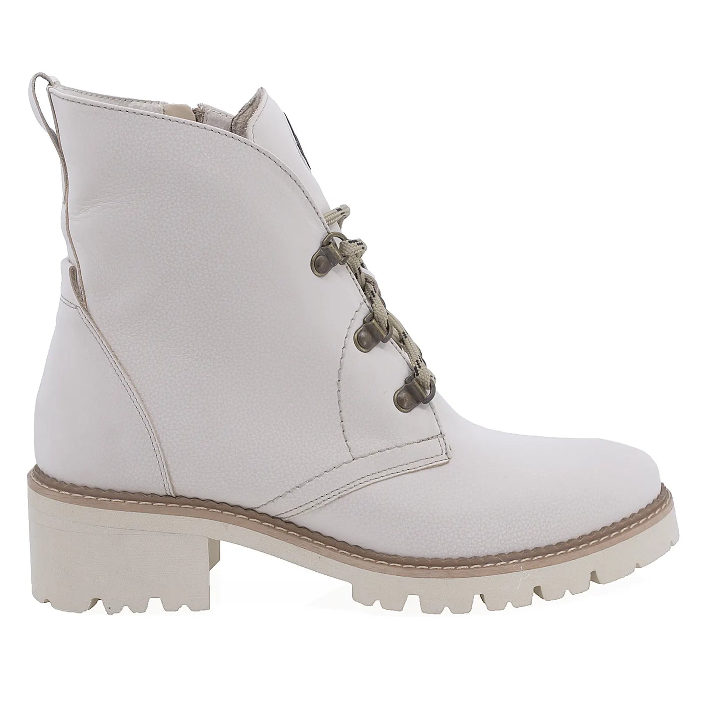 Ghete Dama Casual Anna Viotti Piele Naturala D2252 Bej