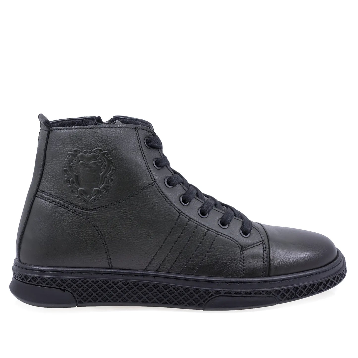 Ghete barbati casual Goretti piele naturala B36-0435 kaki