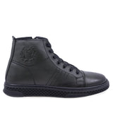 Ghete barbati casual Goretti piele naturala B36-0435 kaki