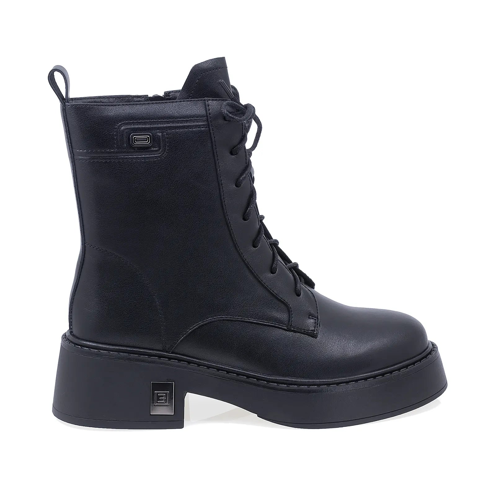 Ghete Dama Casual Anna Viotti Piele Naturala D112-GAW2509 Negru