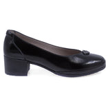 Pantofi Dama Casual Anna Viotti Piele Lacuita D50-5430 Negru