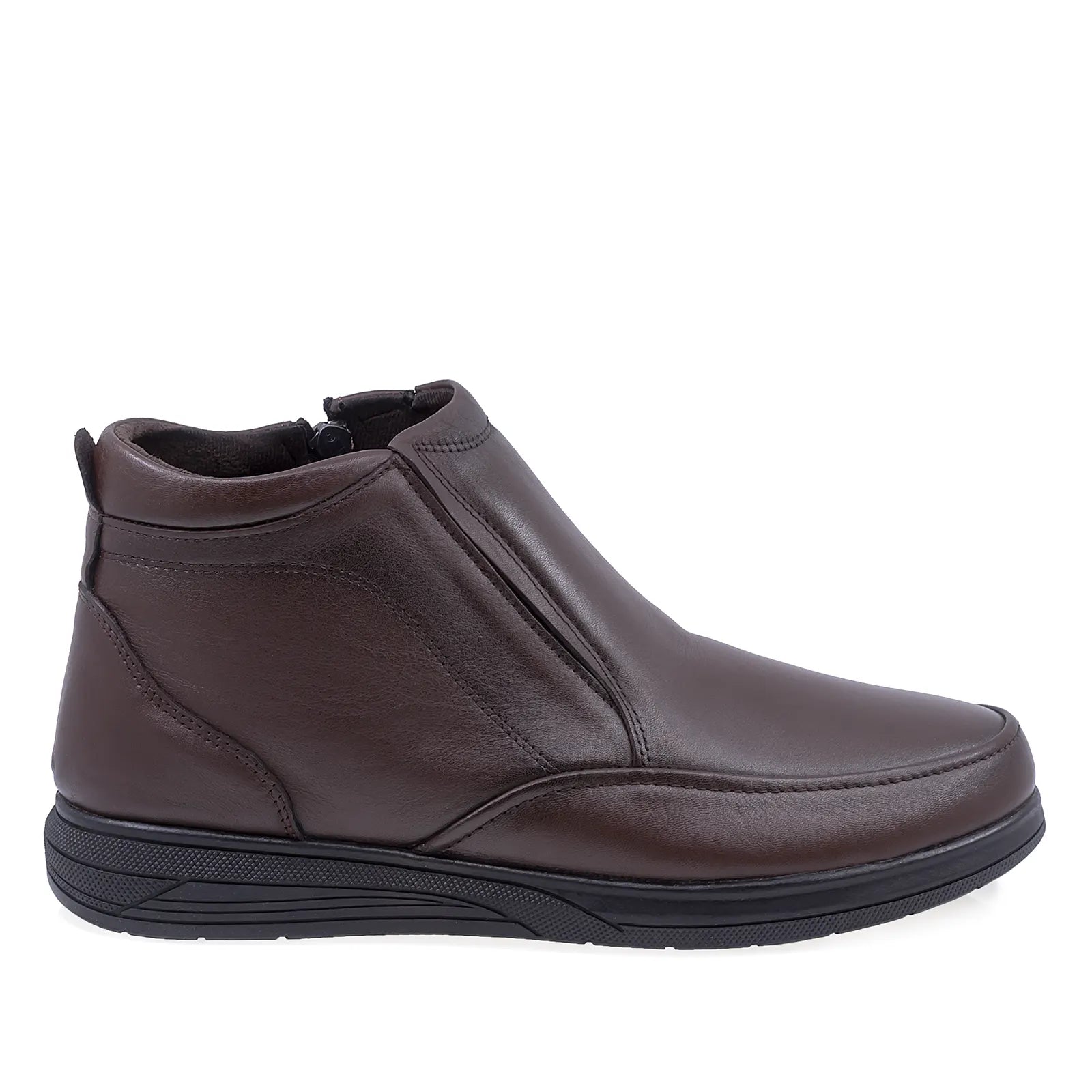 Ghete barbati casual Goretti piele naturala B25-3202 maro
