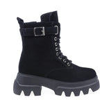 Ghete Dama Casual Anna Viotti Piele Intoarsa D44-4434 Negru