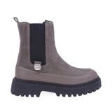 Ghete Dama Casual Anna Viotti Piele Intoarsa D30-120 Gri