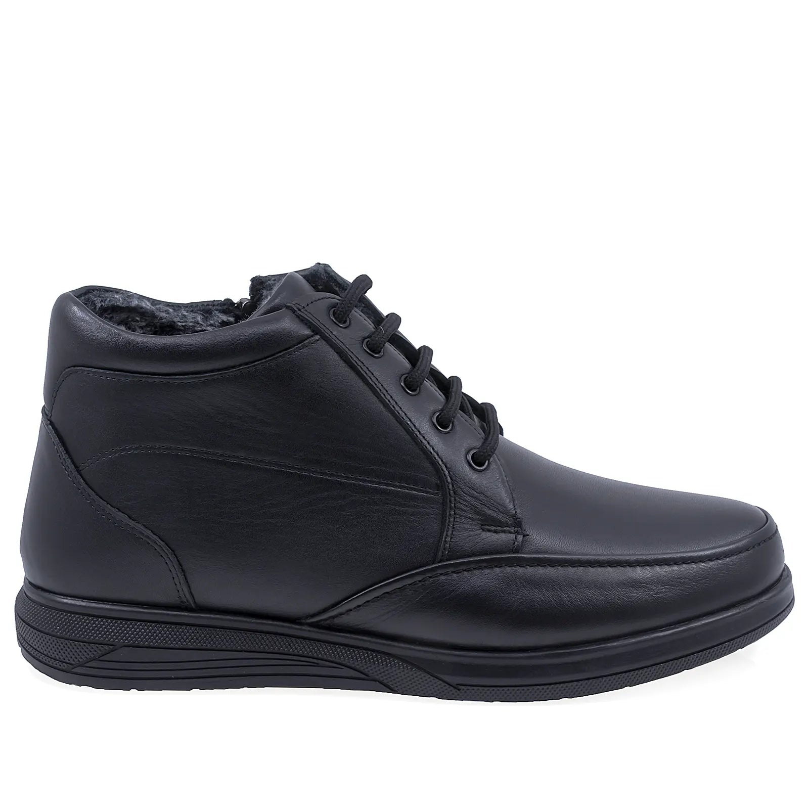 Ghete barbati casual Goretti piele naturala B25-3203 negru