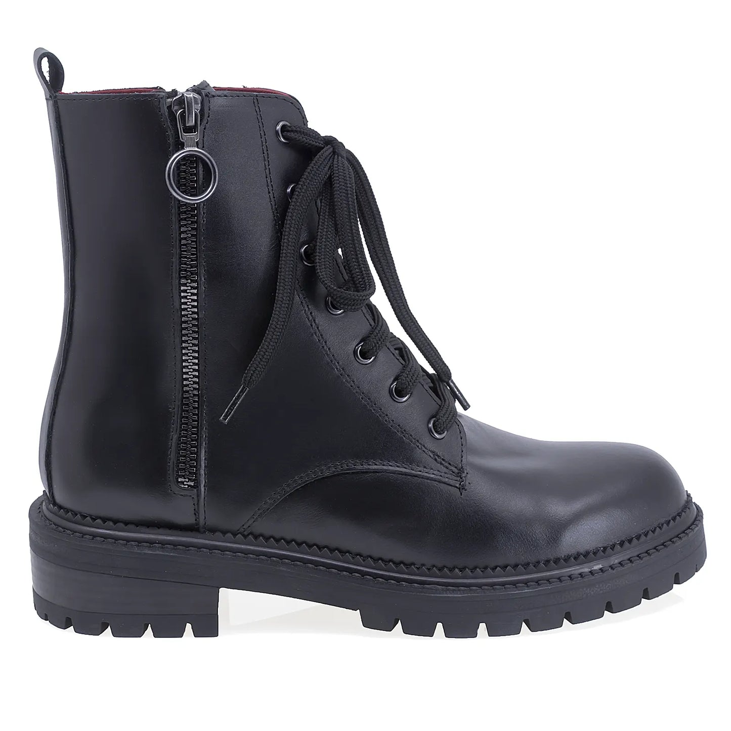 Ghete Dama Casual Anna Viotti Piele Naturala D54-1901-95 Negru