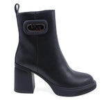 Ghete Dama Elegante Anna Viotti Piele Naturala D106-L358-6A696-T107 Negru