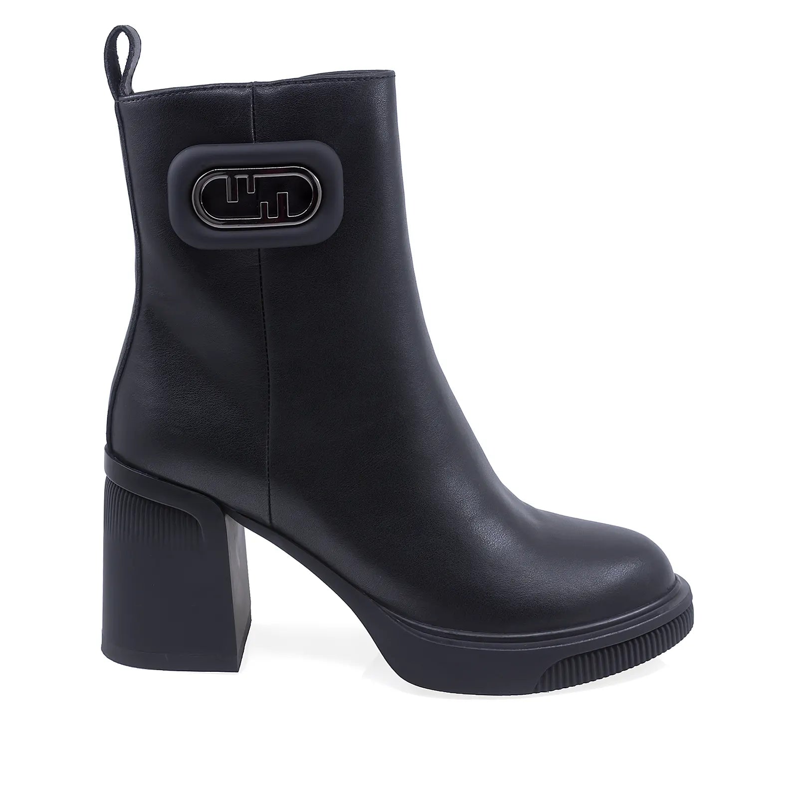 Ghete Dama Elegante Anna Viotti Piele Naturala D106-L358-6A696-T107 Negru