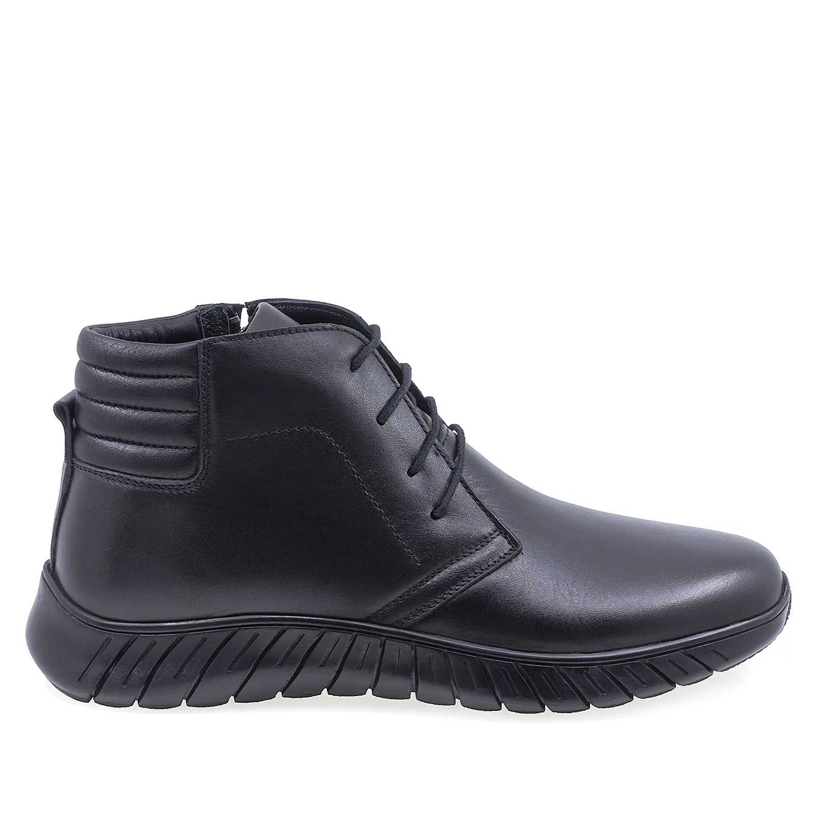 Ghete barbati casual Goretti piele naturala B64-1948 negru