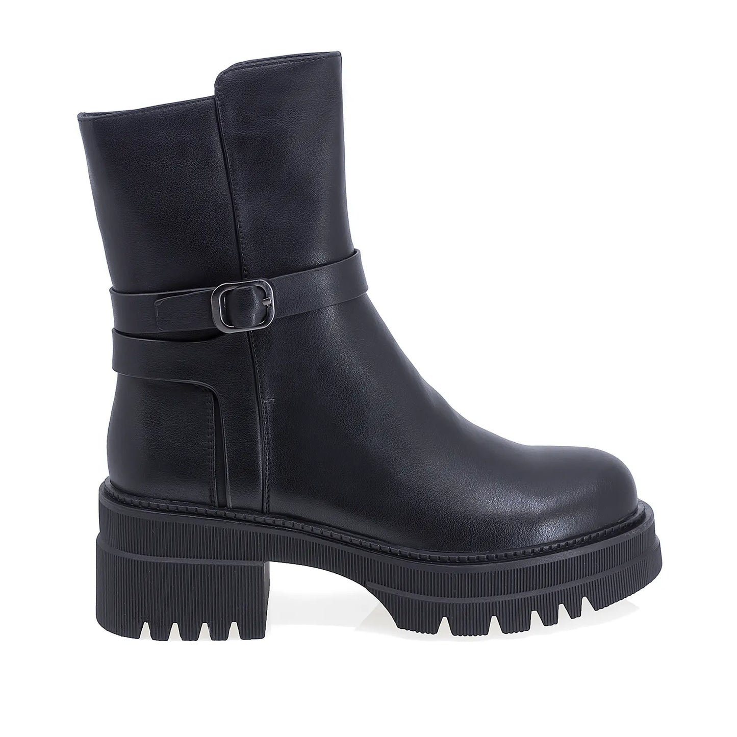 Ghete Dama Casual Anna Viotti Piele Naturala D112-GAW2512 Negru