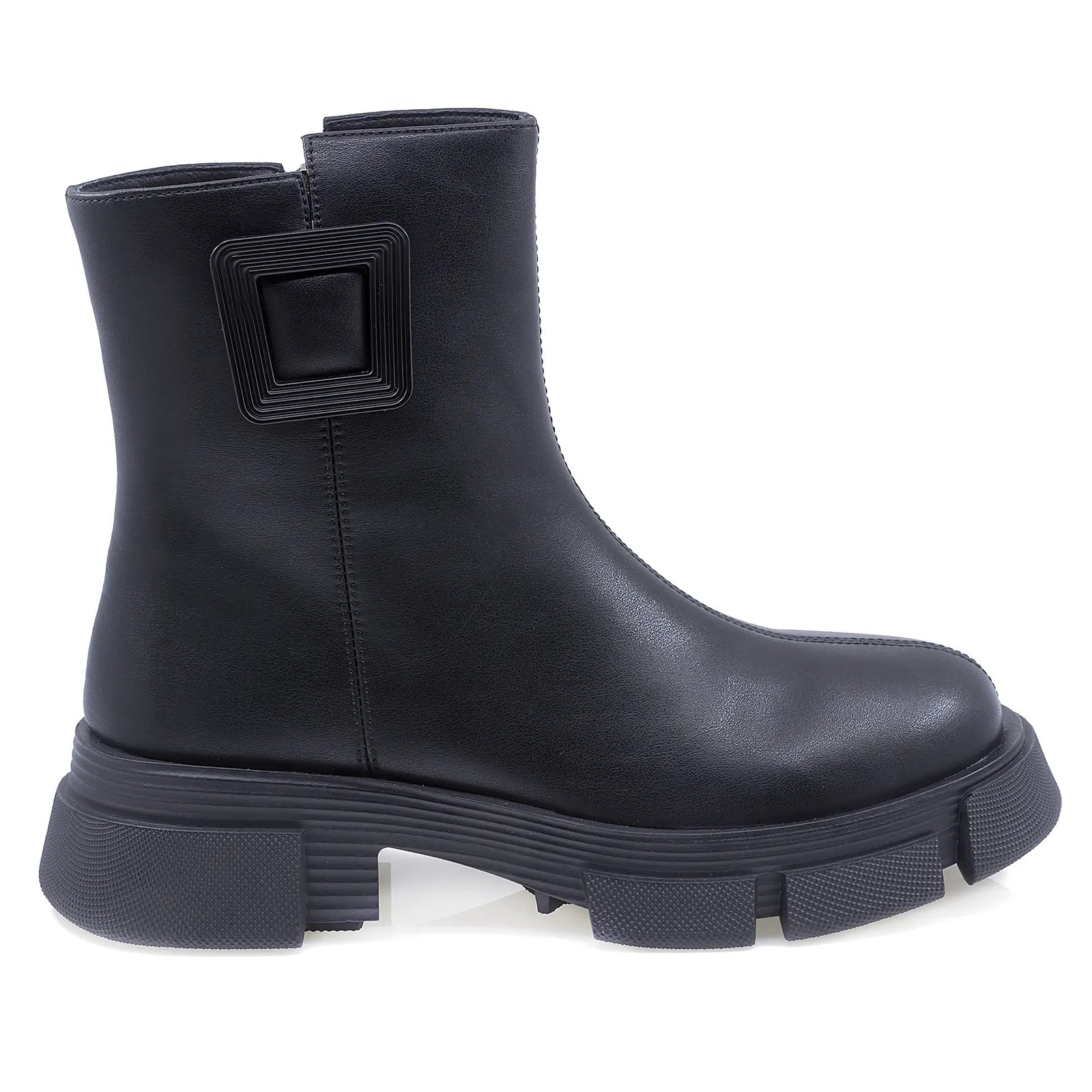 Ghete Dama Casual Anna Viotti Piele Naturala D106-F10503-A910 Negru