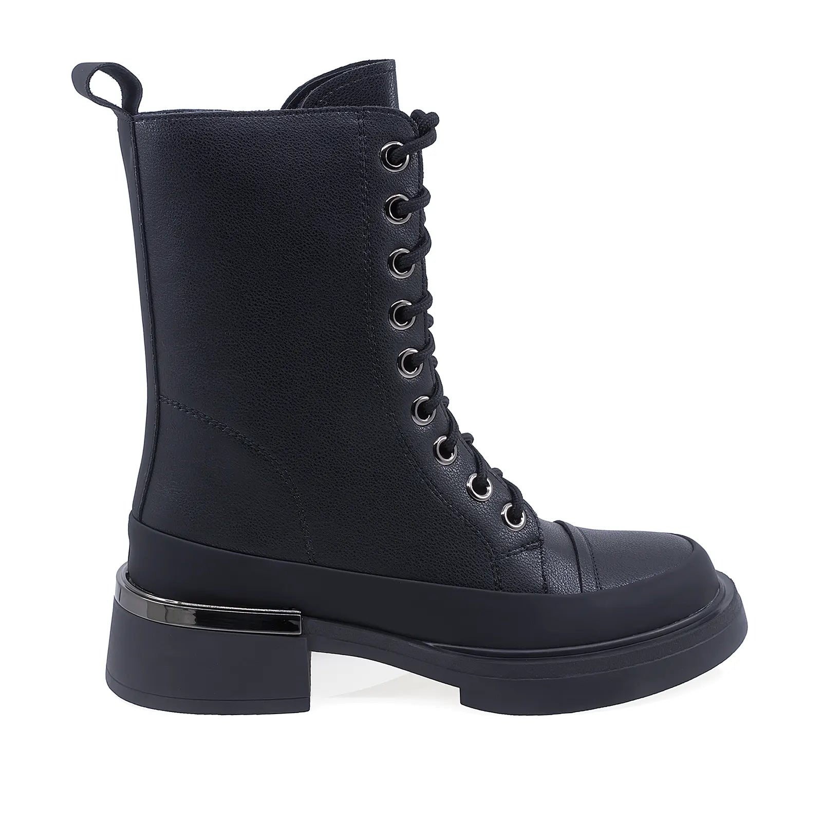 Ghete Dama Casual Anna Viotti Piele Naturala D107-PH3168-Z38464-R-3 Negru