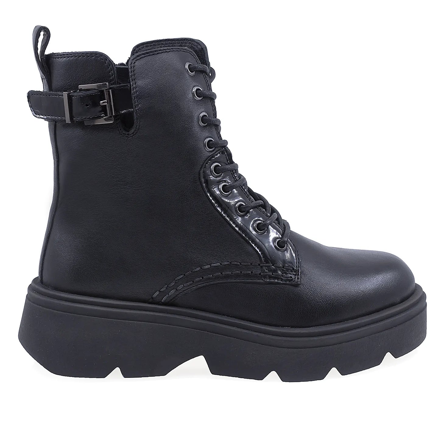 Ghete Dama Casual Anna Viotti Piele Naturala D201-SL-652 Negru