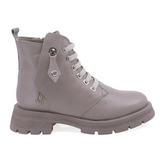 Ghete Dama Casual Anna Viotti Piele Naturala D26-COLOR Gri