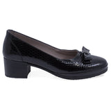 Pantofi Dama Casual Anna Viotti Piele Lacuita D50-5431 Negru