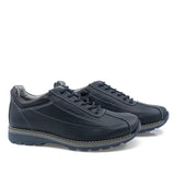 Pantofi barbati casual Bontimes piele naturala B635 albastru