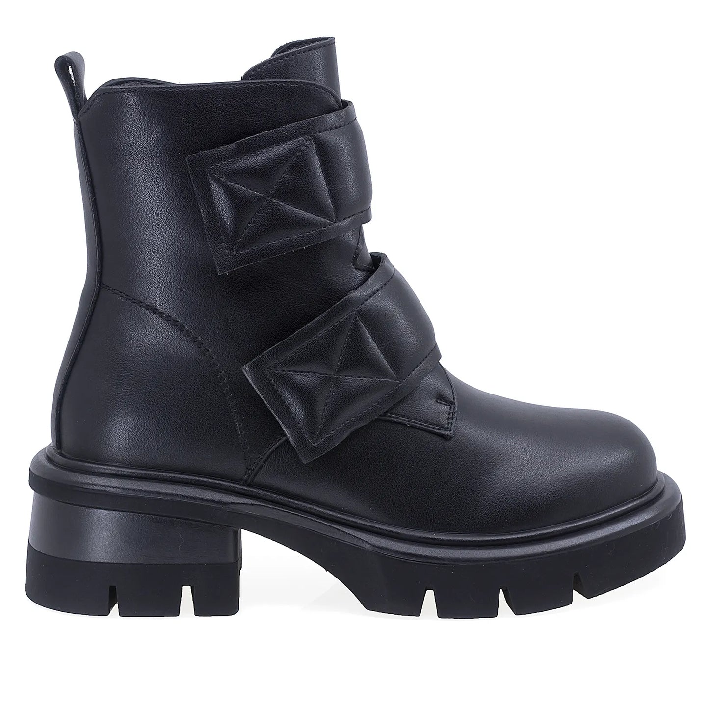 Ghete Dama Casual Anna Viotti Piele Naturala D106-2463-F149 Negru