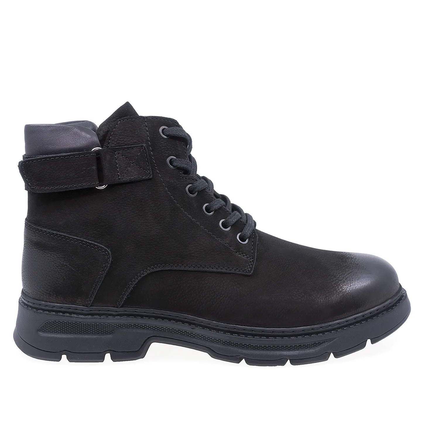 Ghete barbati casual Goretti piele nubuc B36-0456 negru