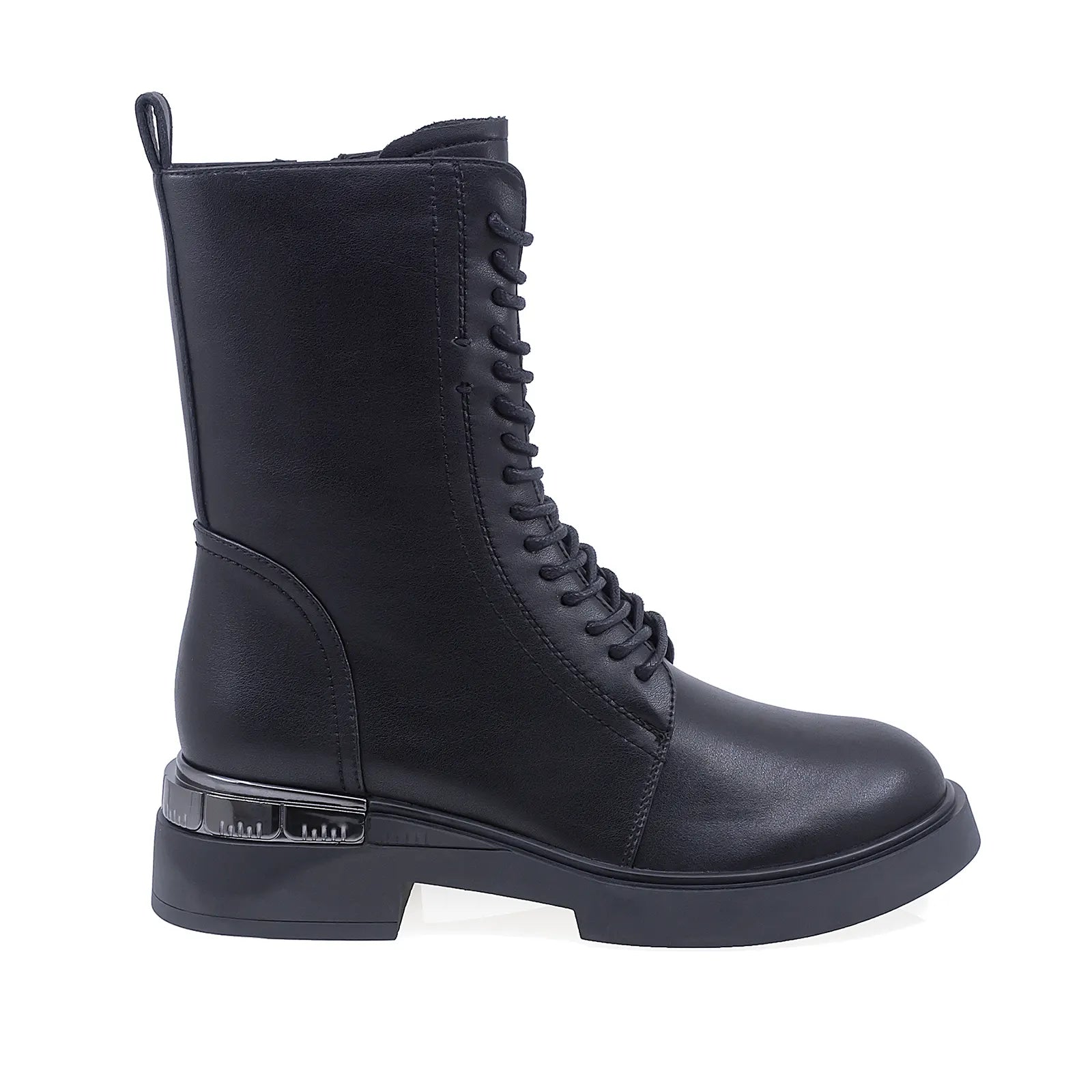 Ghete Dama Casual Anna Viotti Piele Naturala D106-D502-K127 Negru