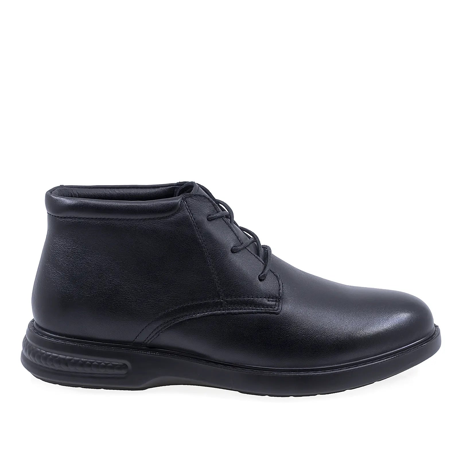 Ghete barbati casual Goretti piele naturala B111-29205 negru