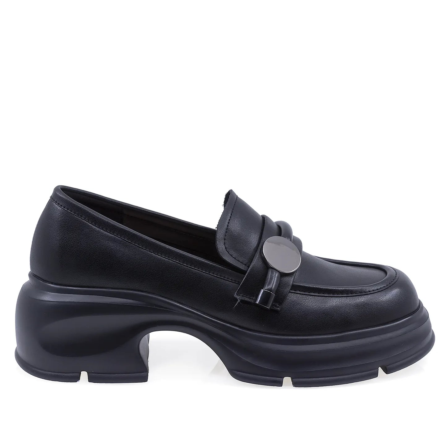 Pantofi Dama Casual Anna Viotti Piele Naturala D105-4200D-LV134-NT-01 Negru