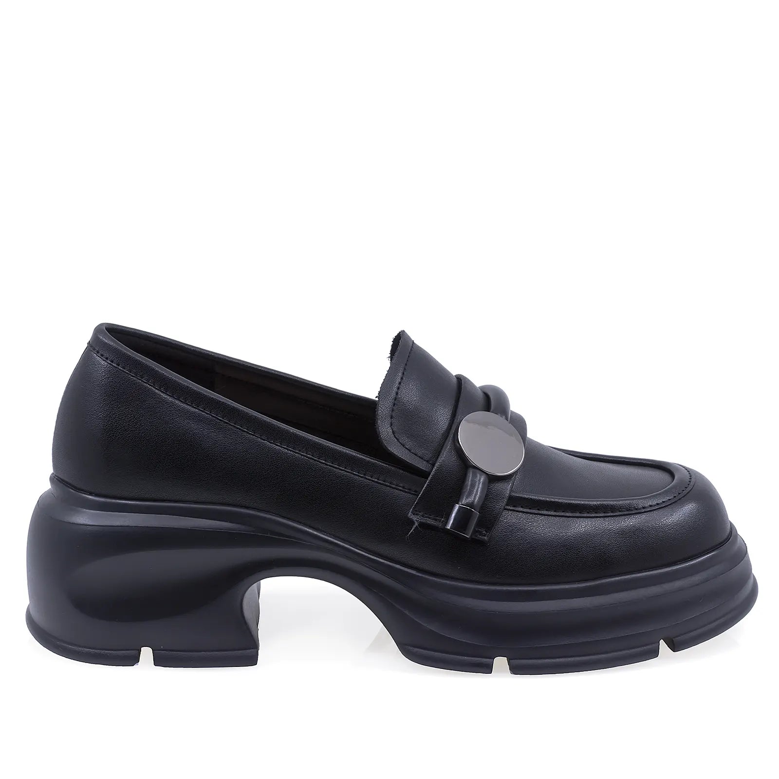 Pantofi Dama Casual Anna Viotti Piele Naturala D105-4200D-LV134-NT-01 Negru